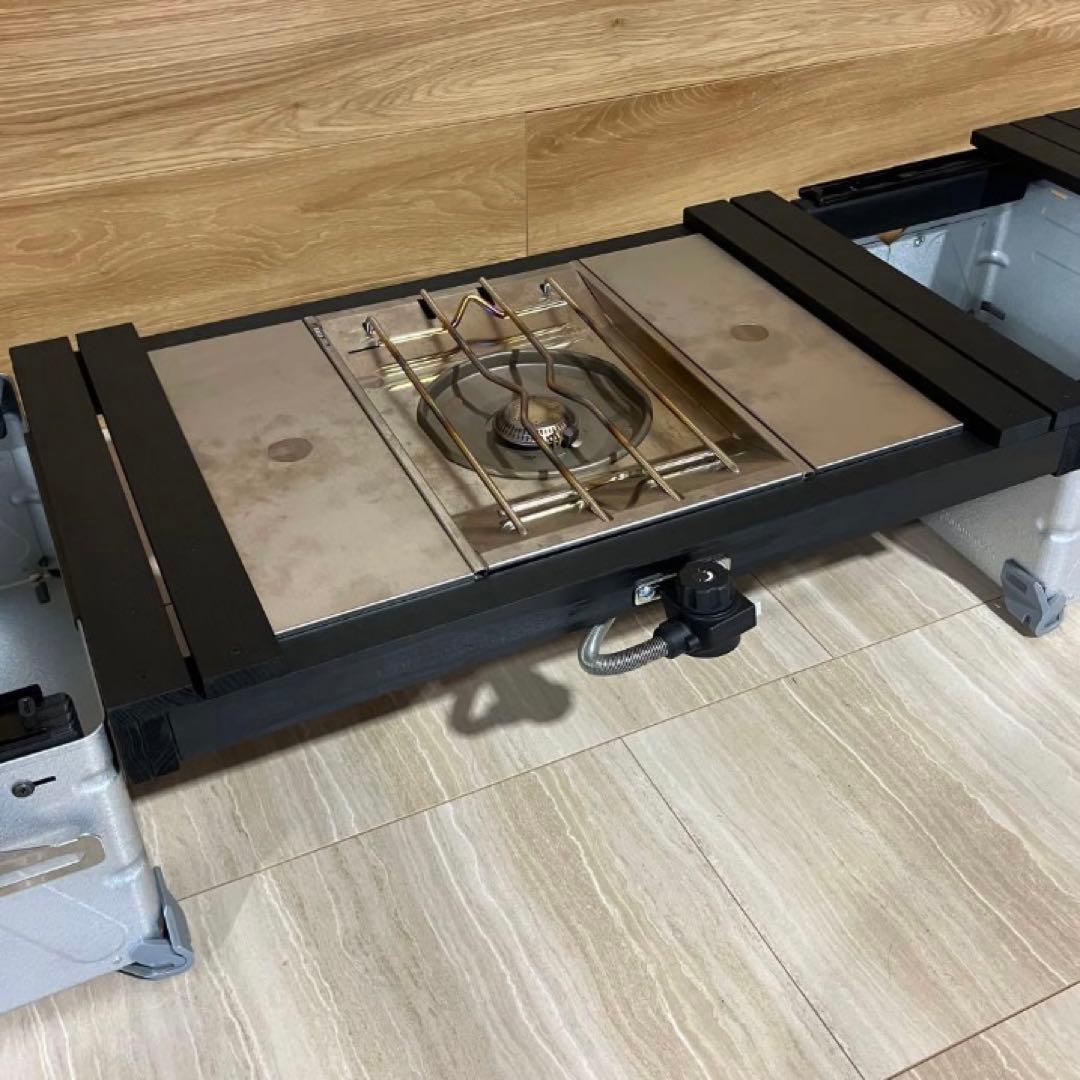 シェルフコンテナ25用　スライド天板ブリッジテーブル　オーダー承ります