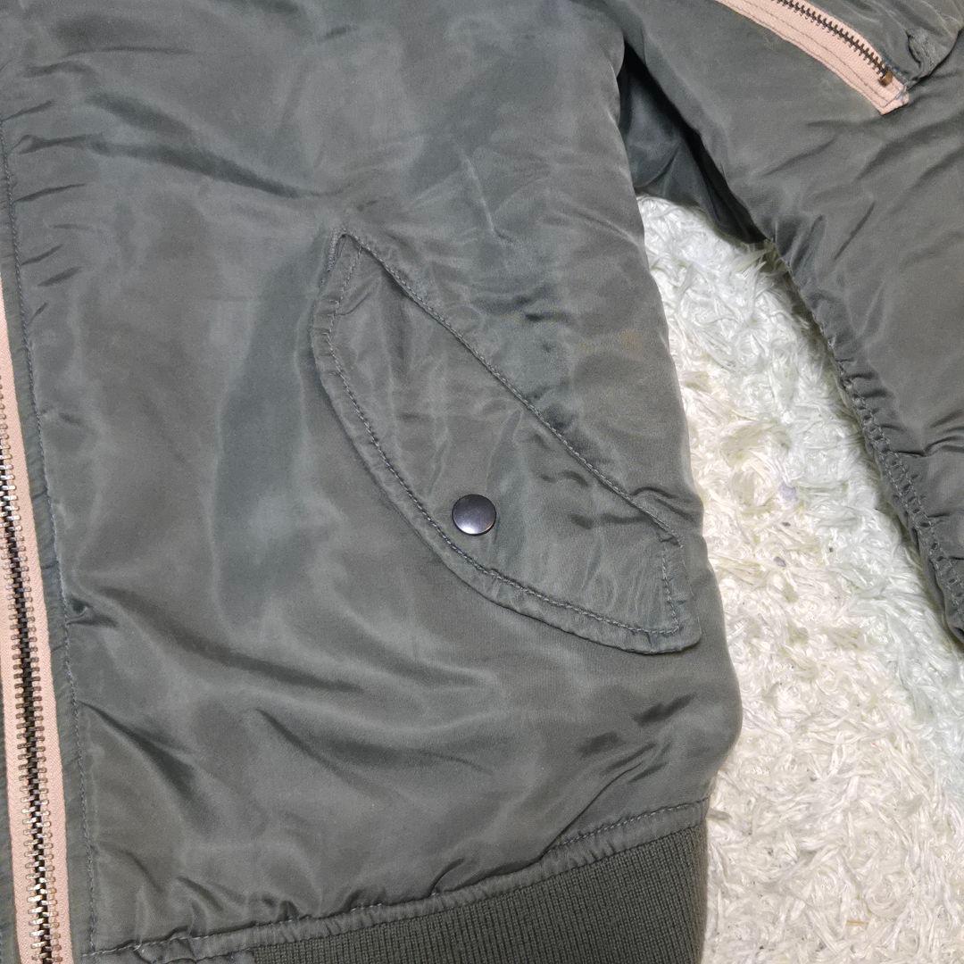 希少　アヴィレックス MA-1 M カーキ ディズニー ドナルド 6162043