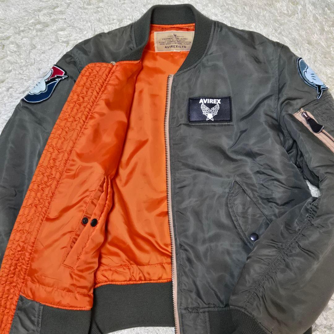 希少　アヴィレックス MA-1 M カーキ ディズニー ドナルド 6162043