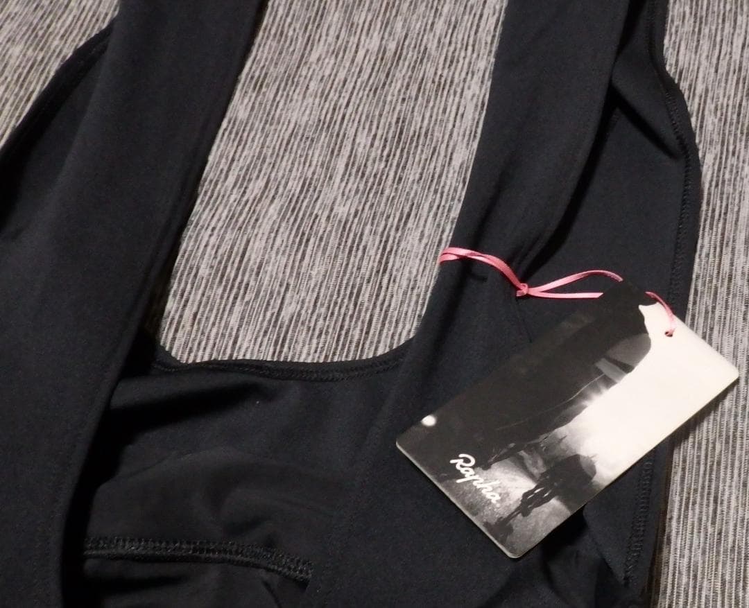 新品　ラファ　COREビブショーツ　メンズ・黒　Mサイズ