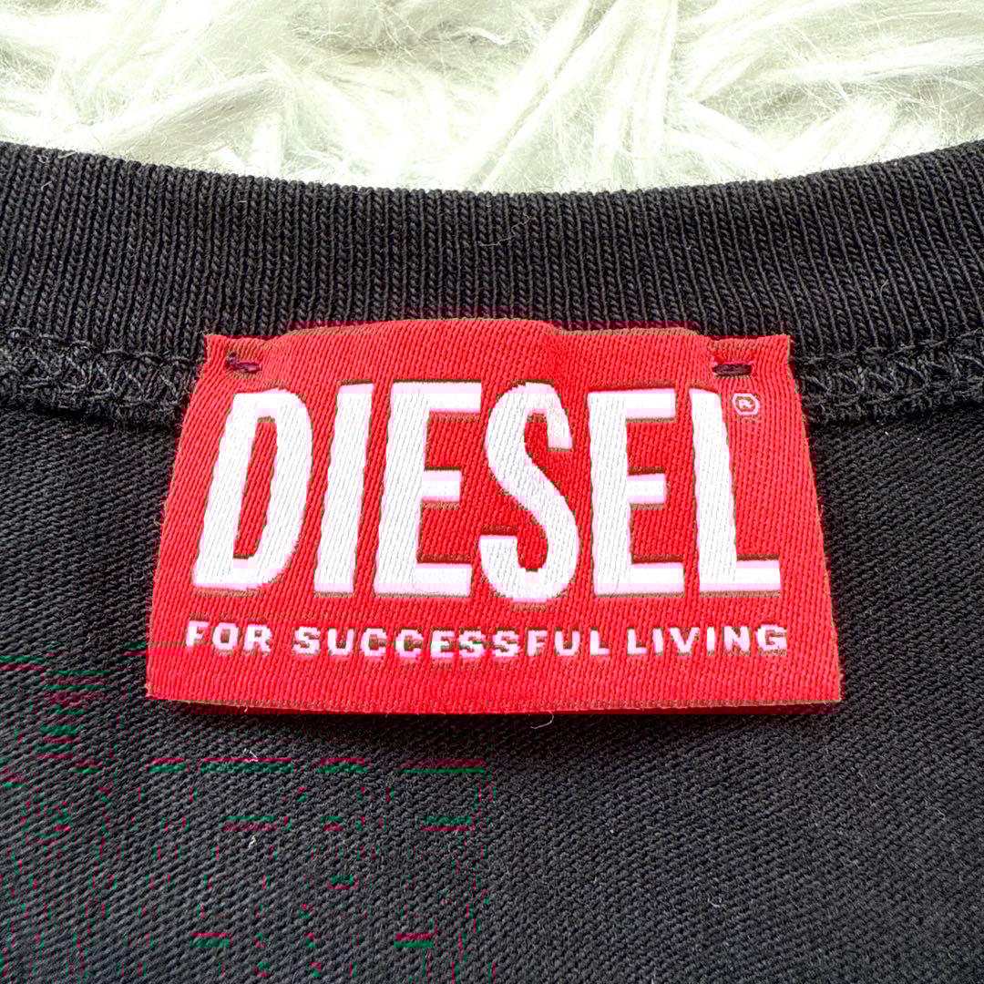 【美品✨】DIESEL ディーゼル オーバルD メタルロゴ タンクトップ XL