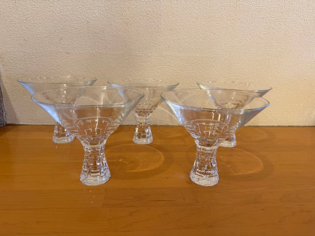 ナハトマン/クリアガラス デザートカップ 5個セット