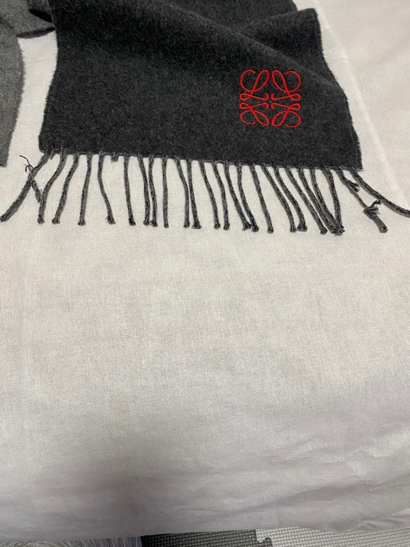 LOEWEバイカラーマフラー ❗️訳あり❗️