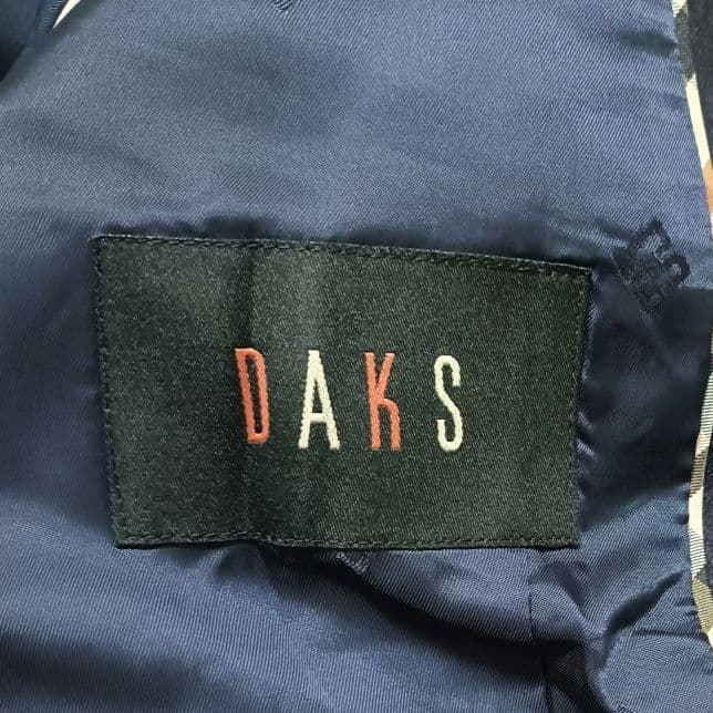 はゆあーと様用【DAKS】ウール・カシミヤ混 ジャケット ネイビー ブレザー