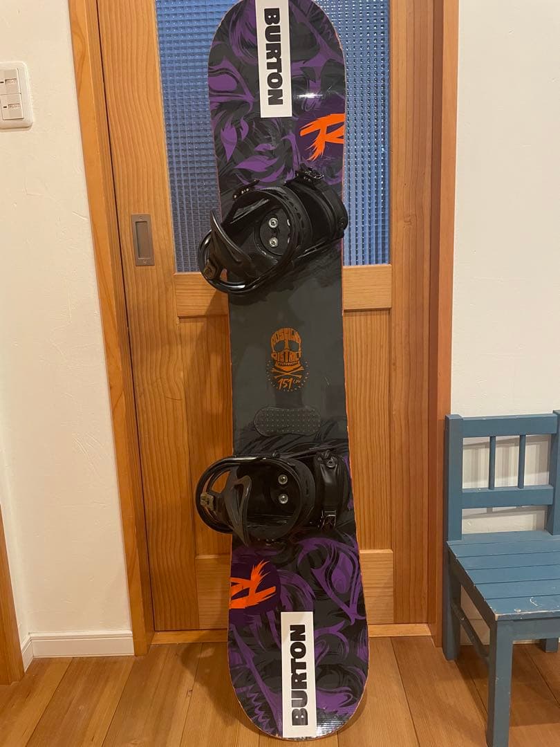 ロシニョール DISTRICT 151cm スノーボード2点セット