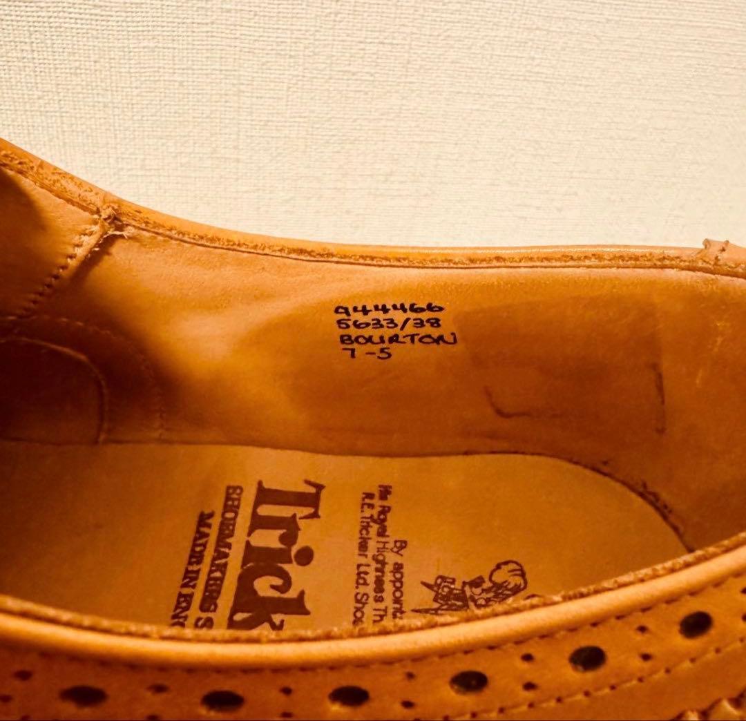 【美品】Tricker's M5633 バートン ACORN ANTIQUE