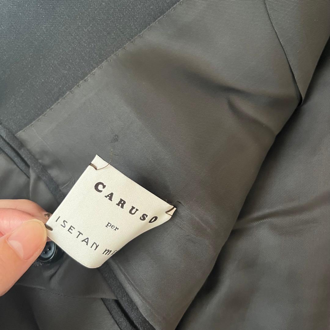 土日限定お値下げ！極美品✨CARUSO カルーゾ　スーツ　ジャケットスラックス