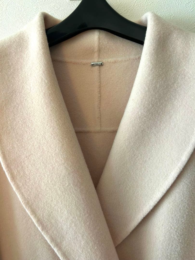 Mila Owen ミラオーウェン　接結ハーフ丈Aラインコート 川口春奈着用