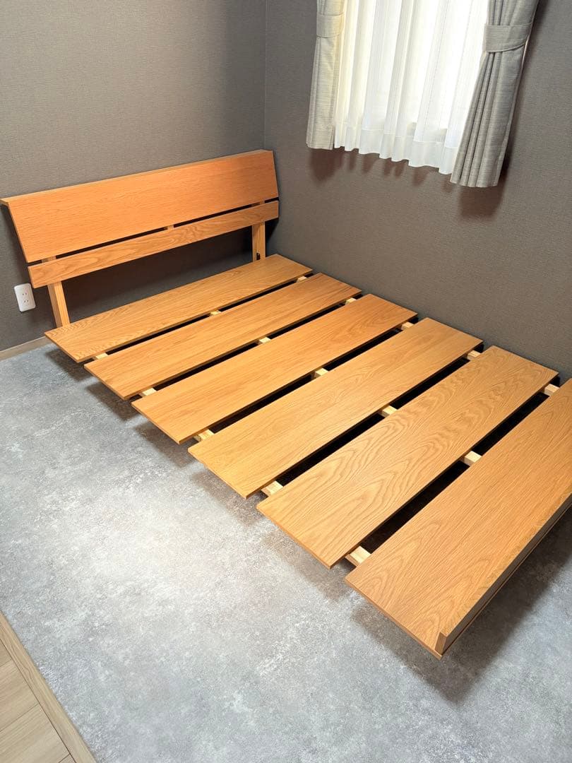 ニトリ ダブルベッドフレーム フレイ