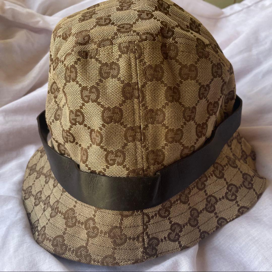 グッチ　GG柄　バケットハット　XL