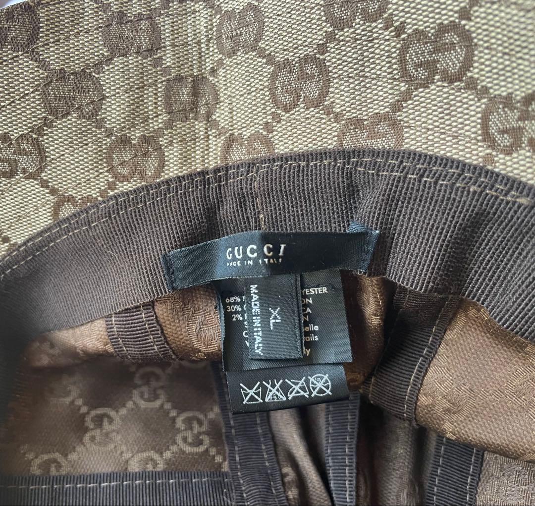 グッチ　GG柄　バケットハット　XL