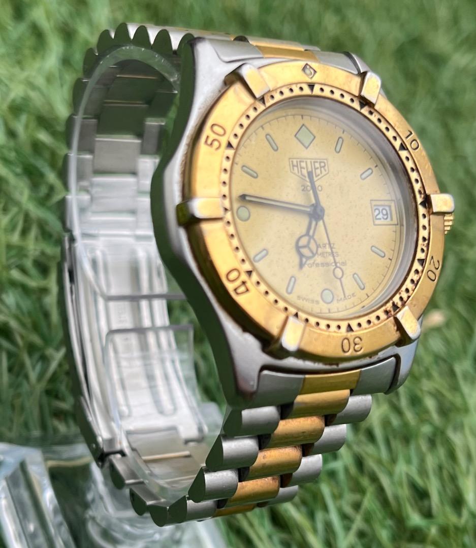 希少◎HEUER ホイヤー 2000 プロフェッショナルヴィンテージ腕時計メンズ