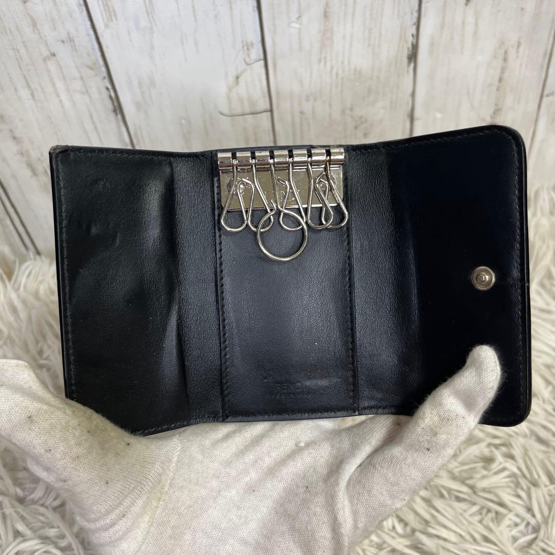 FENDI ズッカ　ズッキーノ　キーケース キーホルダー　PVC レザー　ロゴ