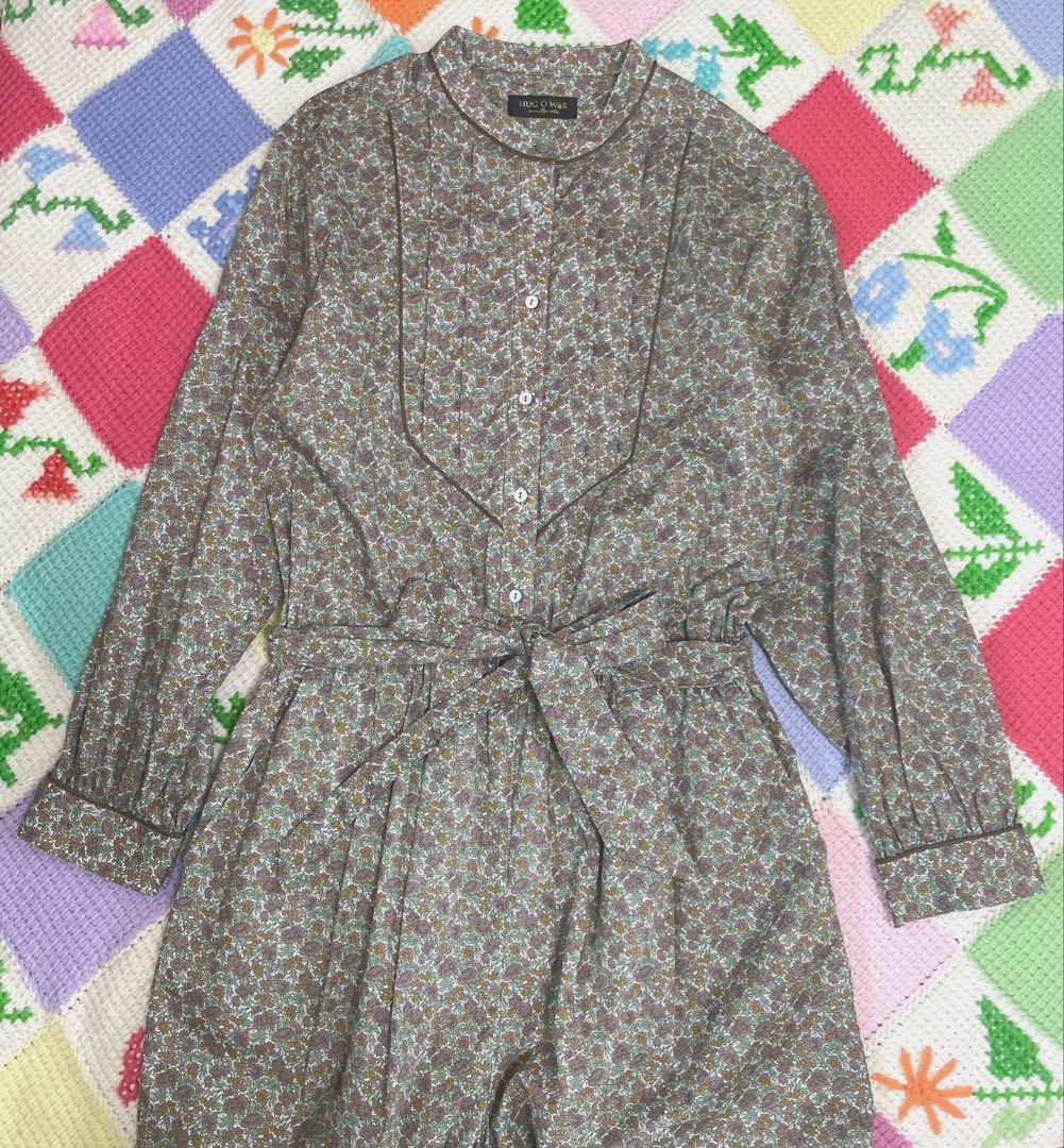 ＊hug o war ＊　liberty ロンパース　オールインワン