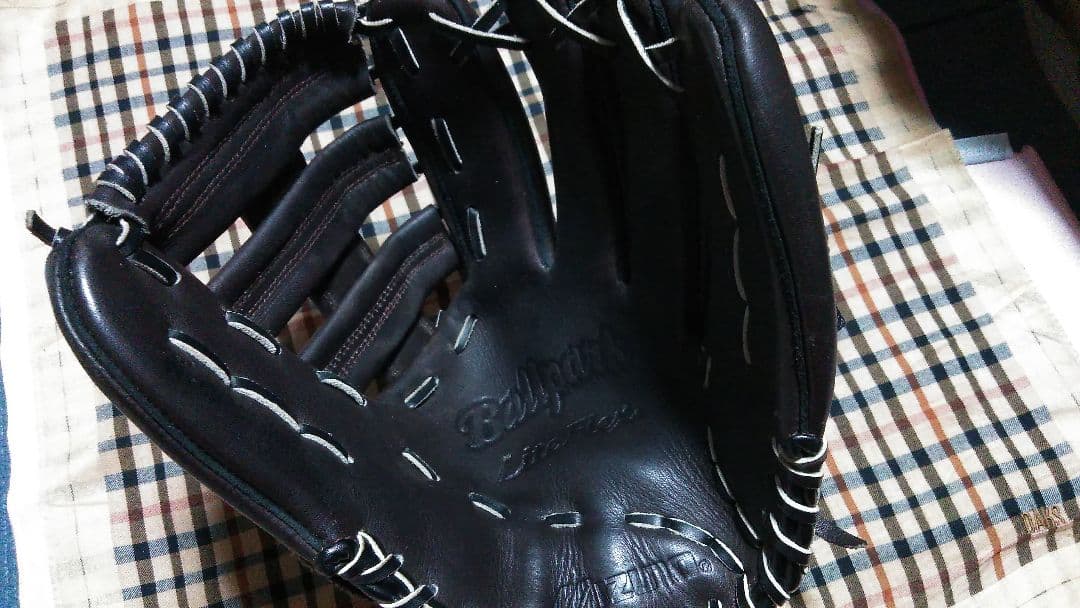 ミズノ Ballpark Lite Flex ボールパーク 軟式 内野 濃茶 右