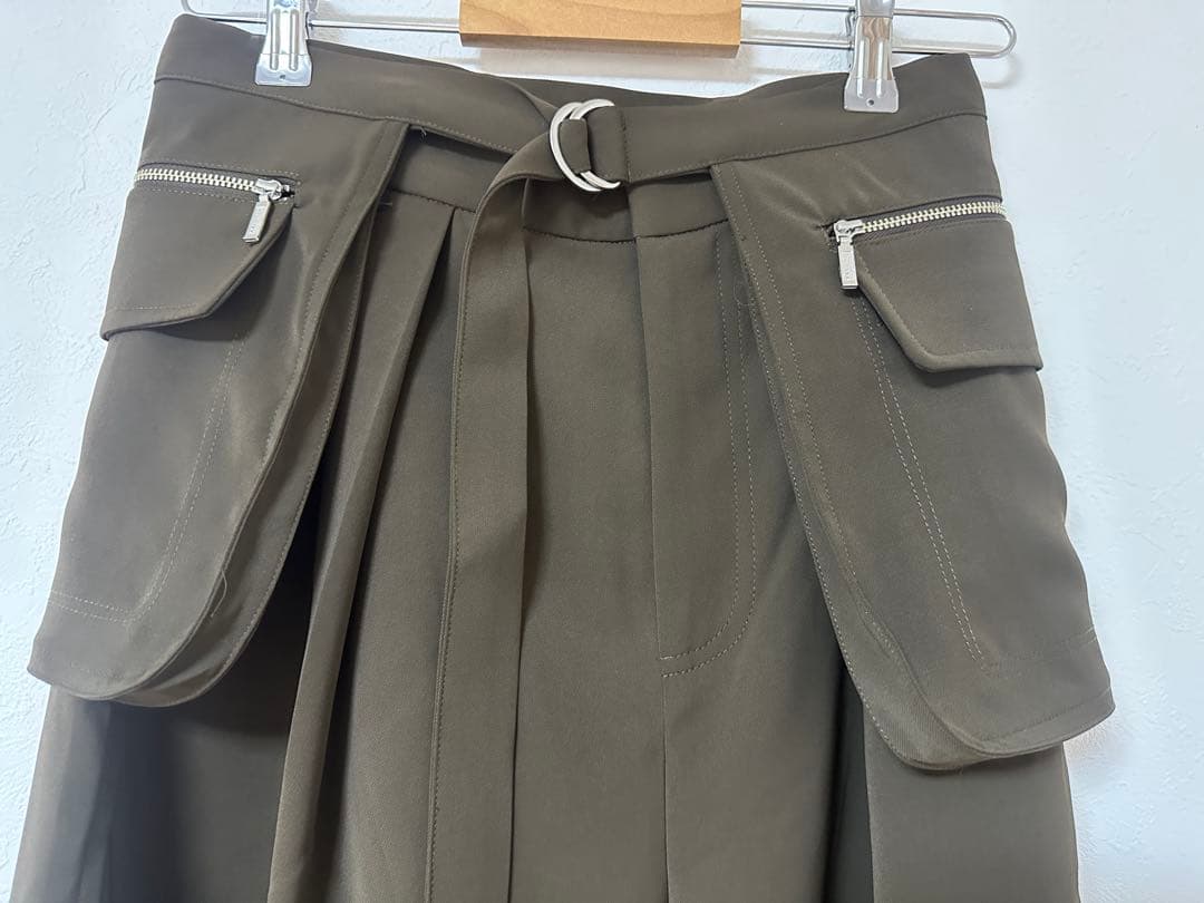 MAISON SPECIAL ポケットベルトダブルクロスパンツ