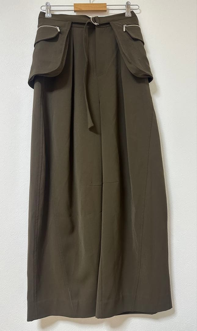 MAISON SPECIAL ポケットベルトダブルクロスパンツ