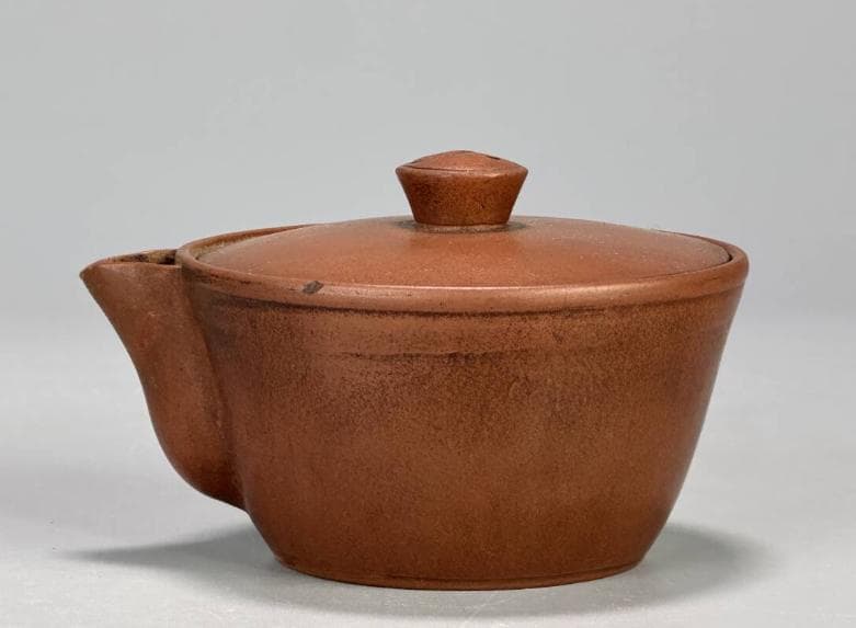 鉄画軒 戴玉屏製 紫砂 朱泥 急須