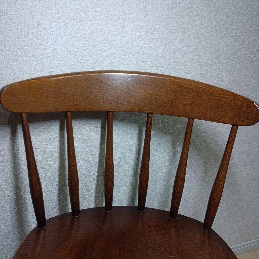 高級　 飛騨家具　WINDS 木製 ヴィンテージ チェア　2脚セット