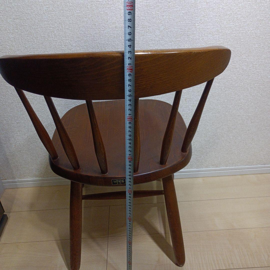 高級　 飛騨家具　WINDS 木製 ヴィンテージ チェア　2脚セット