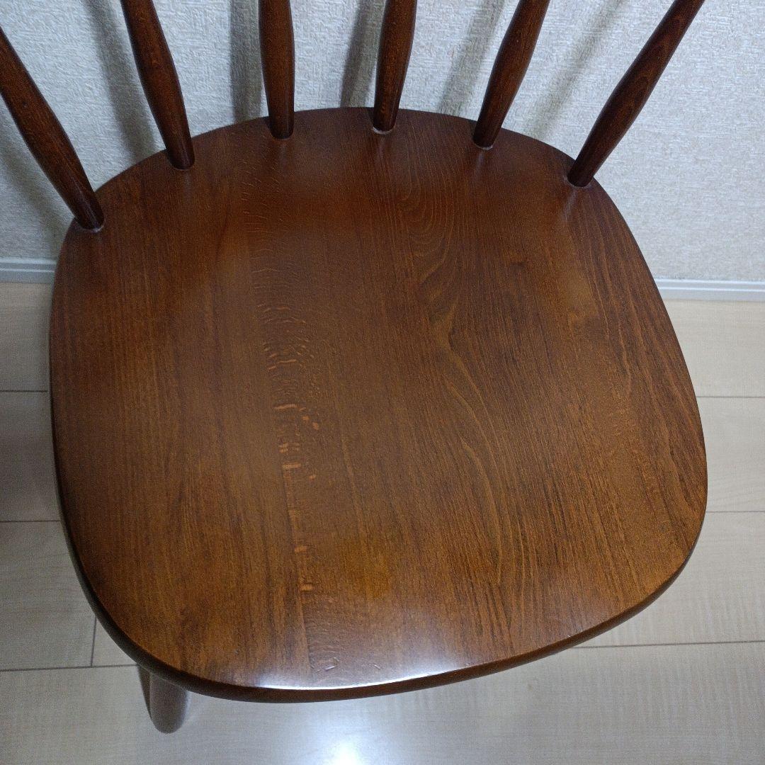 高級　 飛騨家具　WINDS 木製 ヴィンテージ チェア　2脚セット