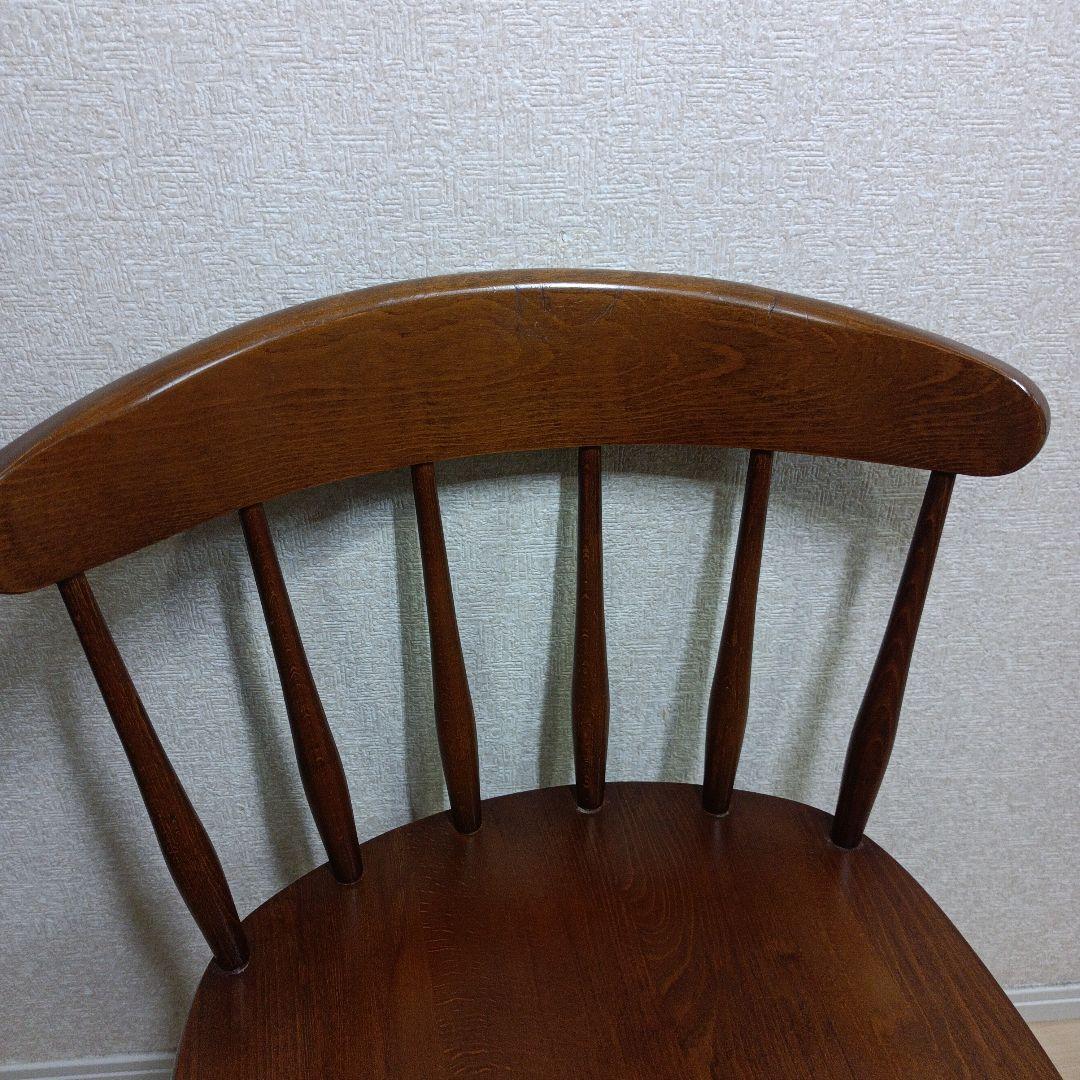 高級　 飛騨家具　WINDS 木製 ヴィンテージ チェア　2脚セット