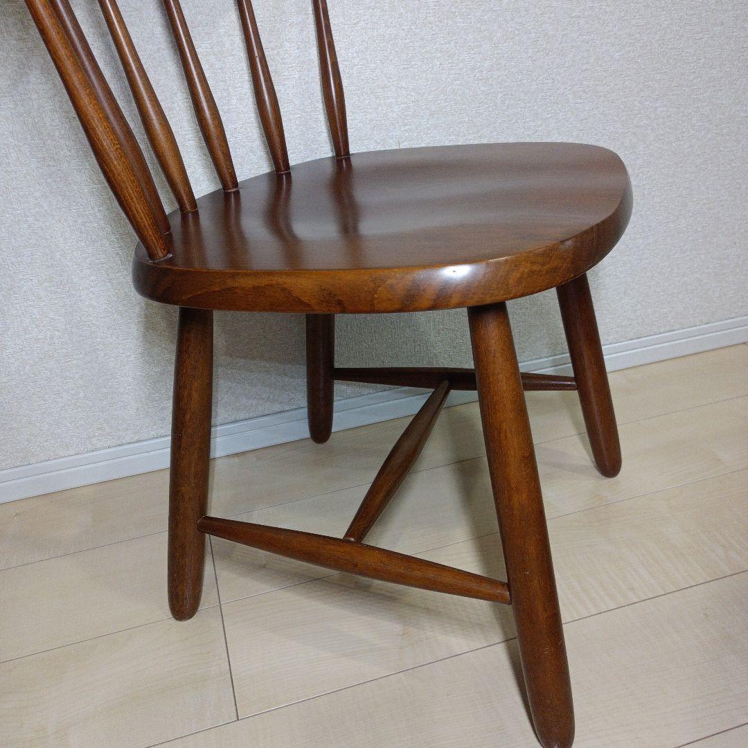高級　 飛騨家具　WINDS 木製 ヴィンテージ チェア　2脚セット