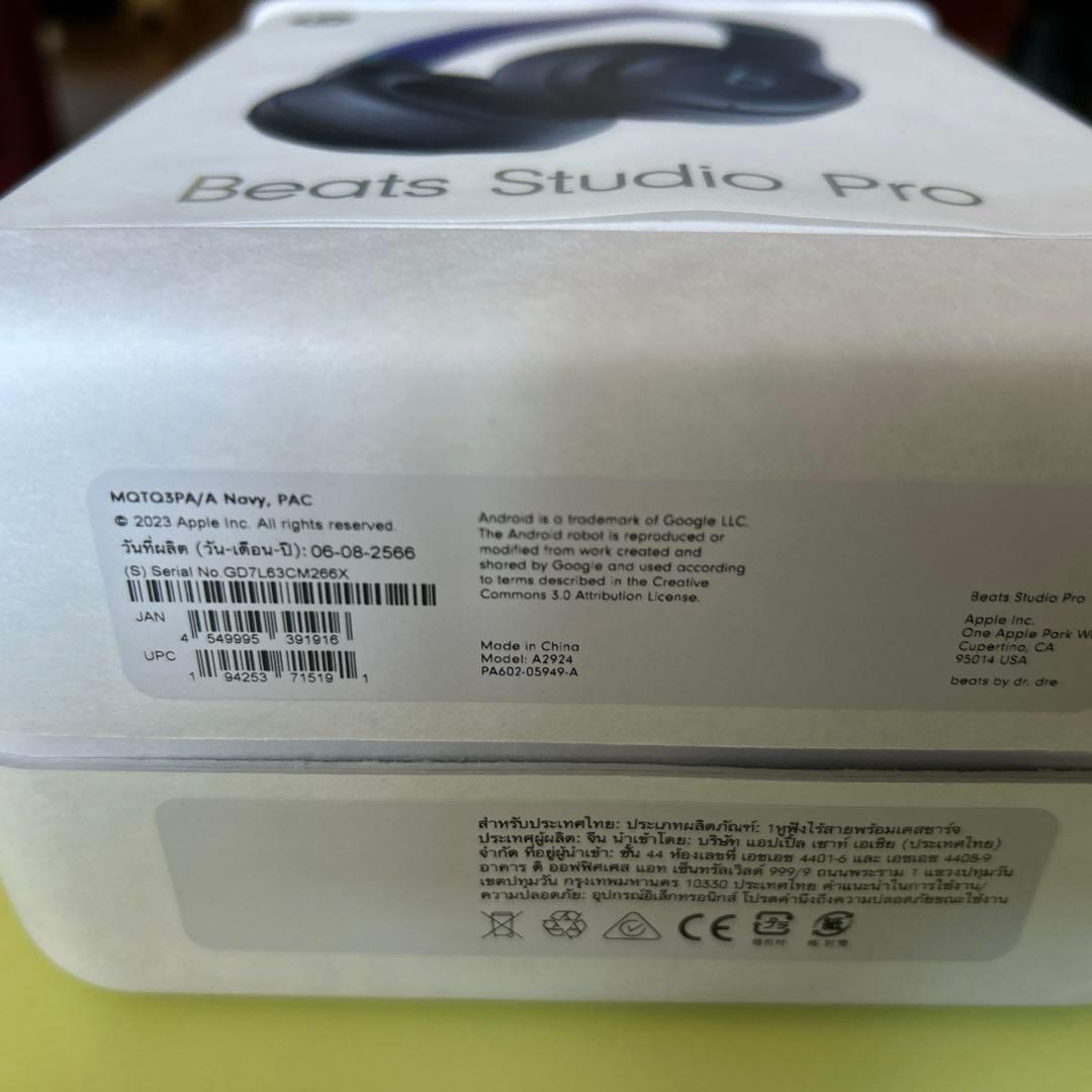 beats studio pro ネイビー【ワケアリ】