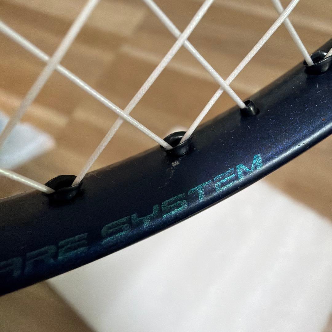 傷あり　ナノフレア700 ブルーYONEX バドミントンラケット