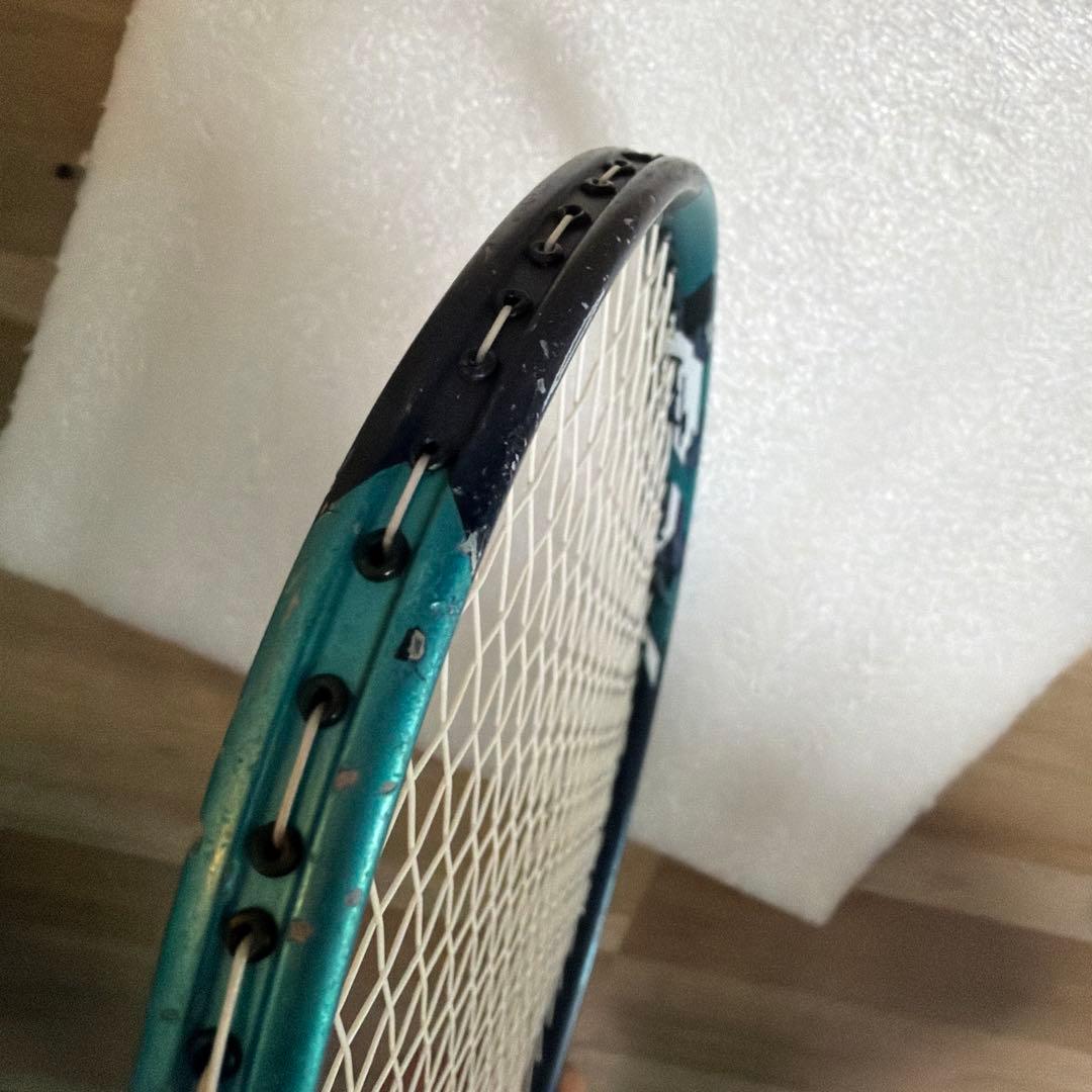 傷あり　ナノフレア700 ブルーYONEX バドミントンラケット