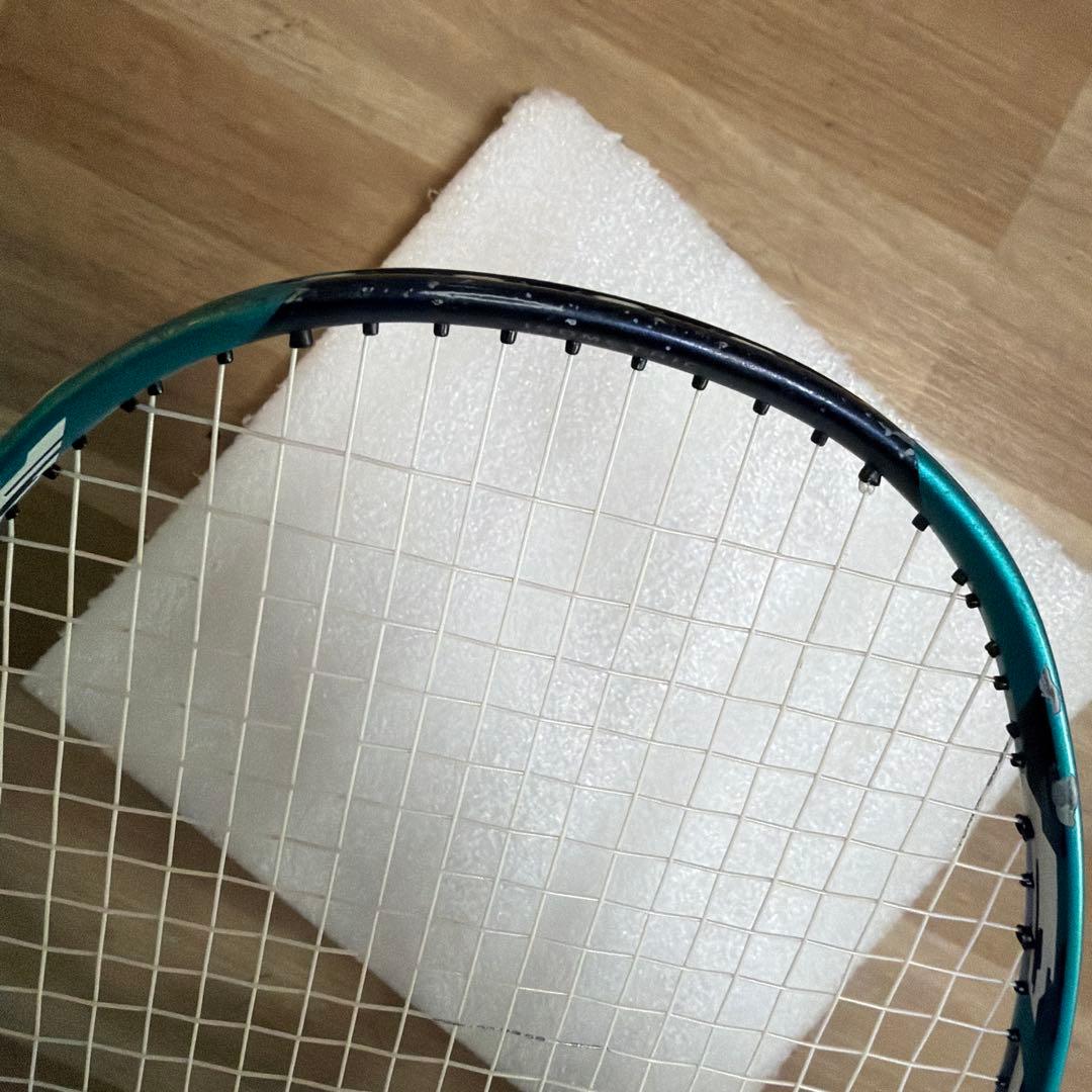傷あり　ナノフレア700 ブルーYONEX バドミントンラケット