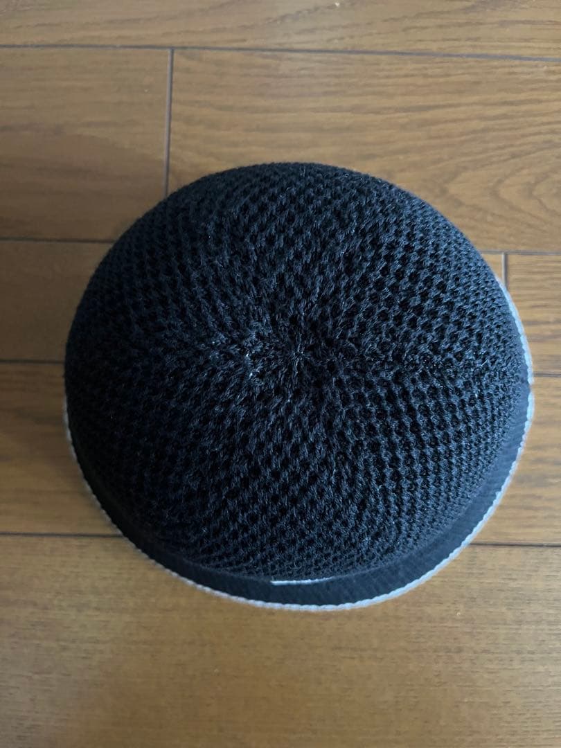 美品　CHANEL バケットハット 黒 ニット