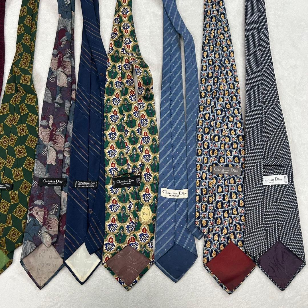 NM28 クリスチャンディオール 11本 セット まとめ売り ネクタイ メンズ
