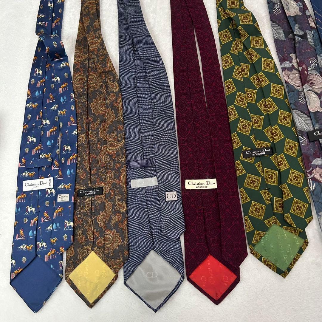 NM28 クリスチャンディオール 11本 セット まとめ売り ネクタイ メンズ