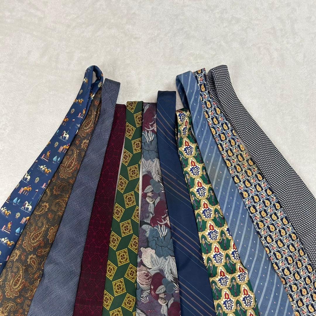 NM28 クリスチャンディオール 11本 セット まとめ売り ネクタイ メンズ