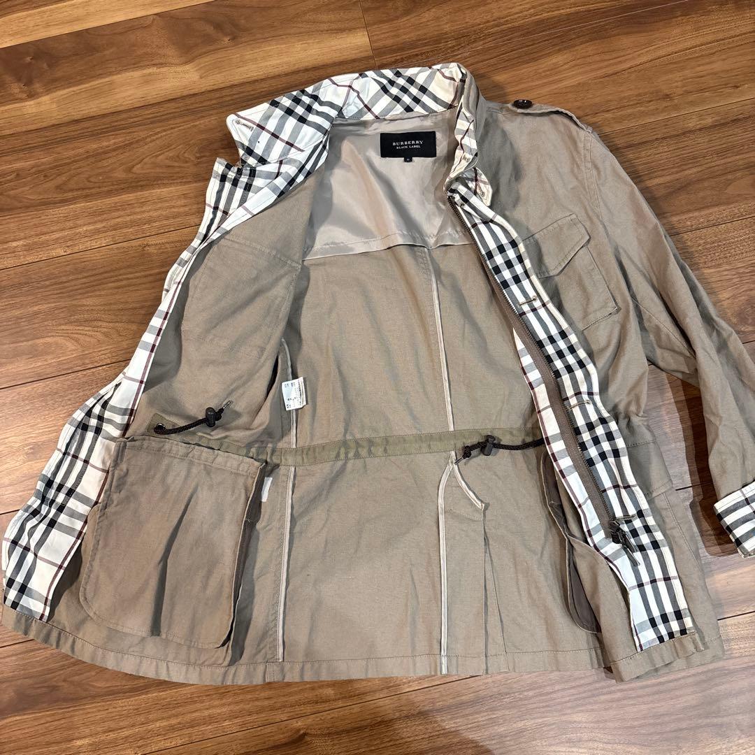 【美品】Burberry ブラックレーベル ミドル丈 ジャケット ノヴァチェック