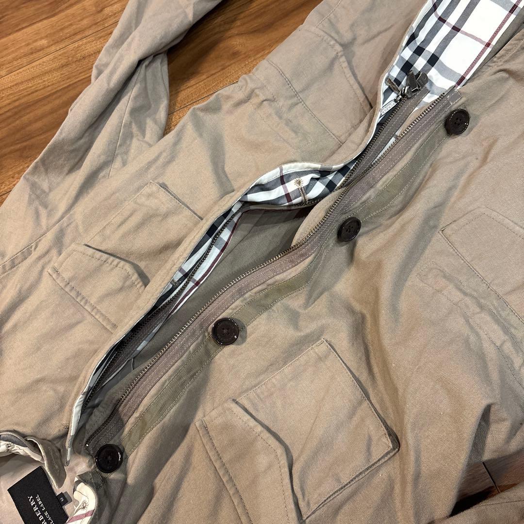 【美品】Burberry ブラックレーベル ミドル丈 ジャケット ノヴァチェック