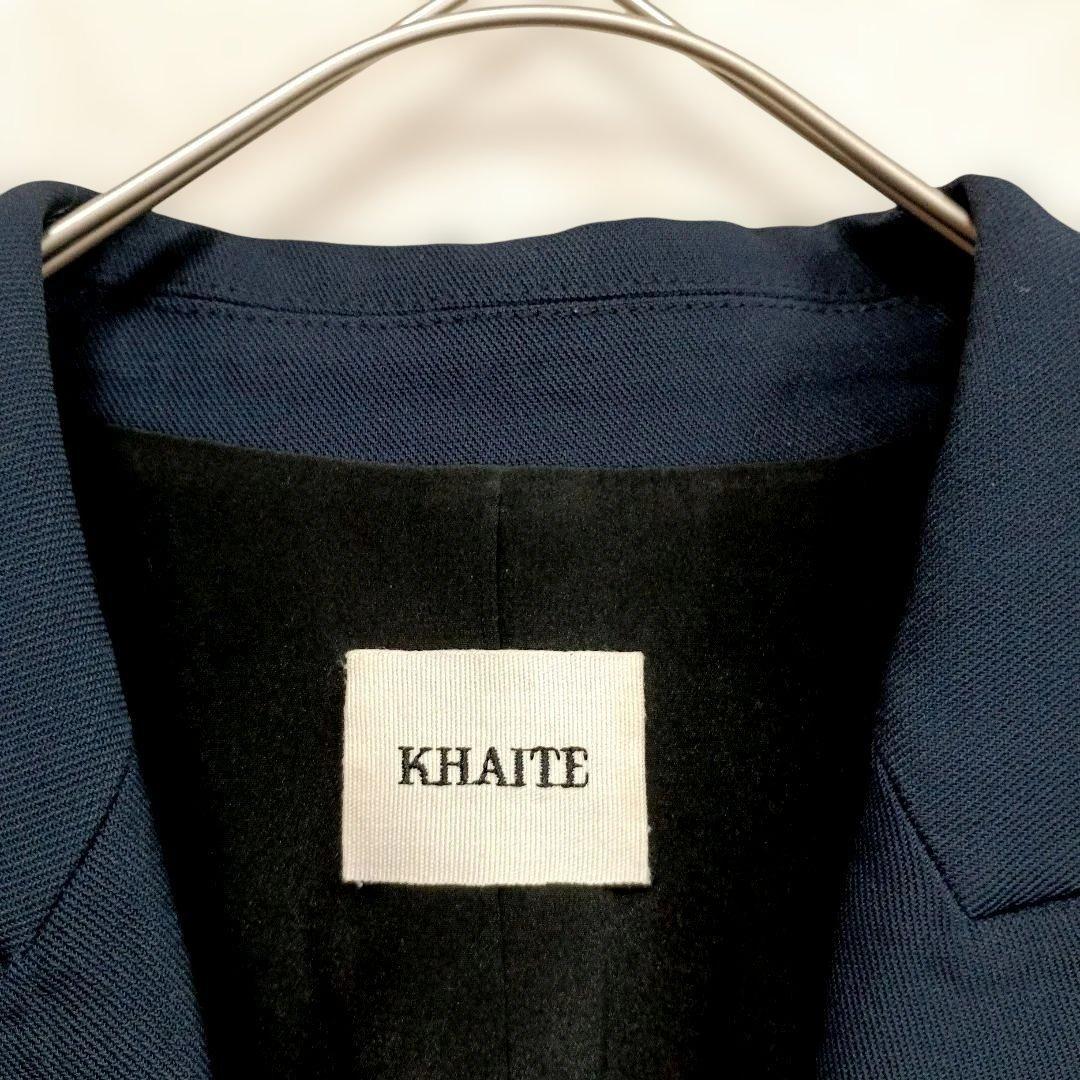 KHAITE カイト テーラードジャケット ネイビー サイズ0