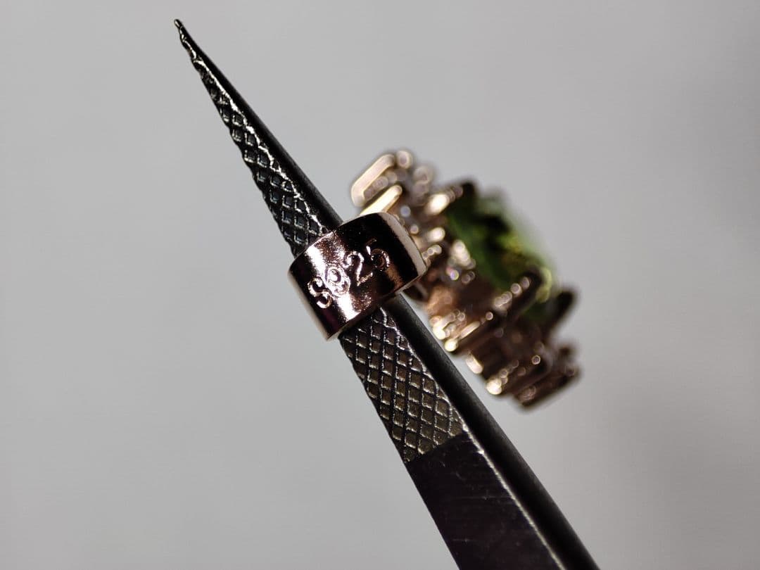 オーバルペリドット　ペンダントトップ