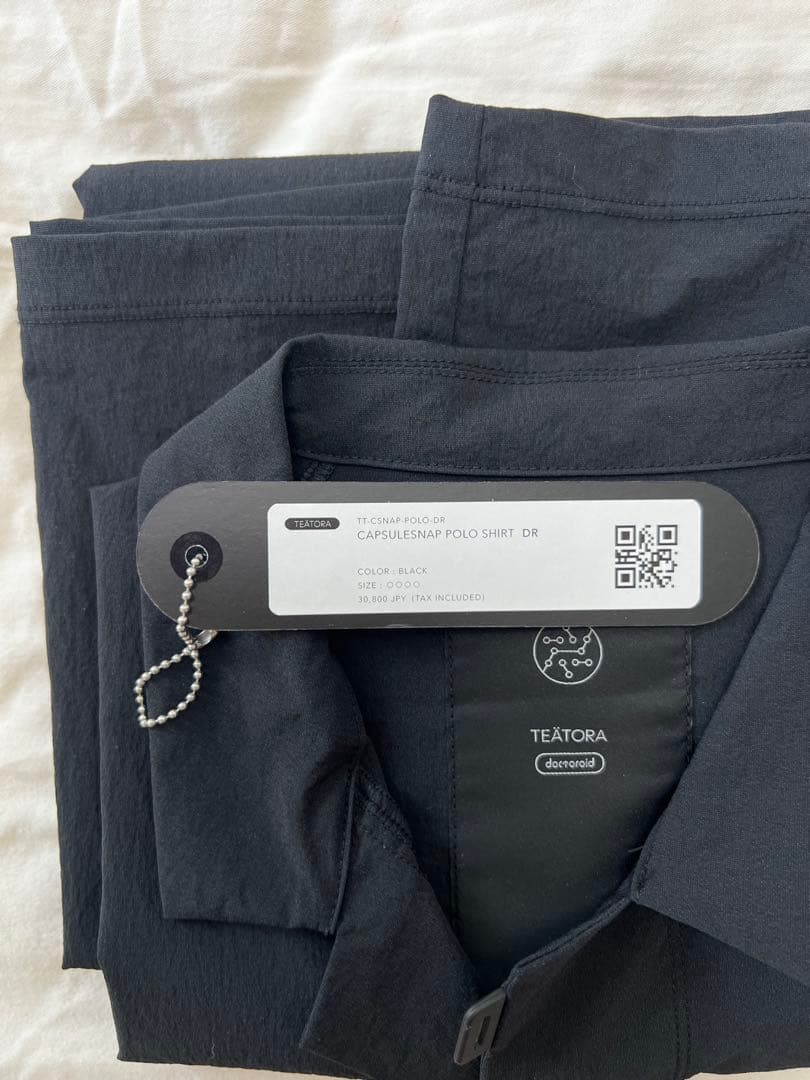 タグ付 サイズ4 CAPSULESNAP POLO SHIRT DR