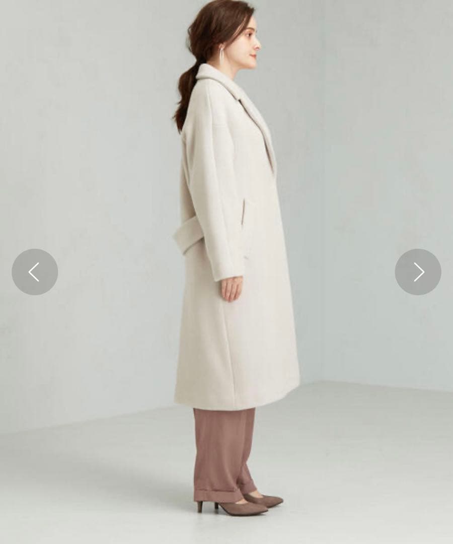 green label relaxing ロングチェスターコート