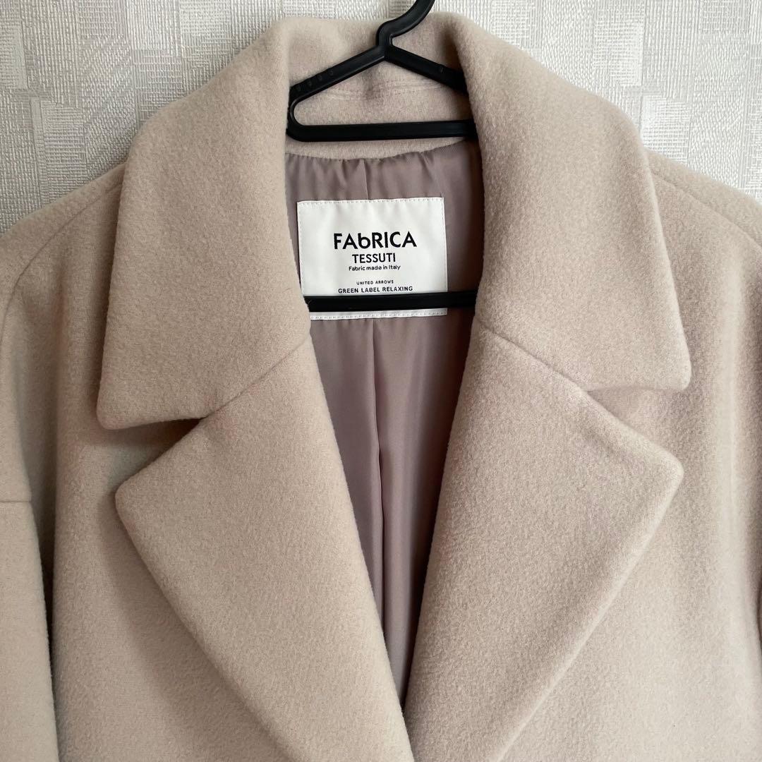 green label relaxing ロングチェスターコート