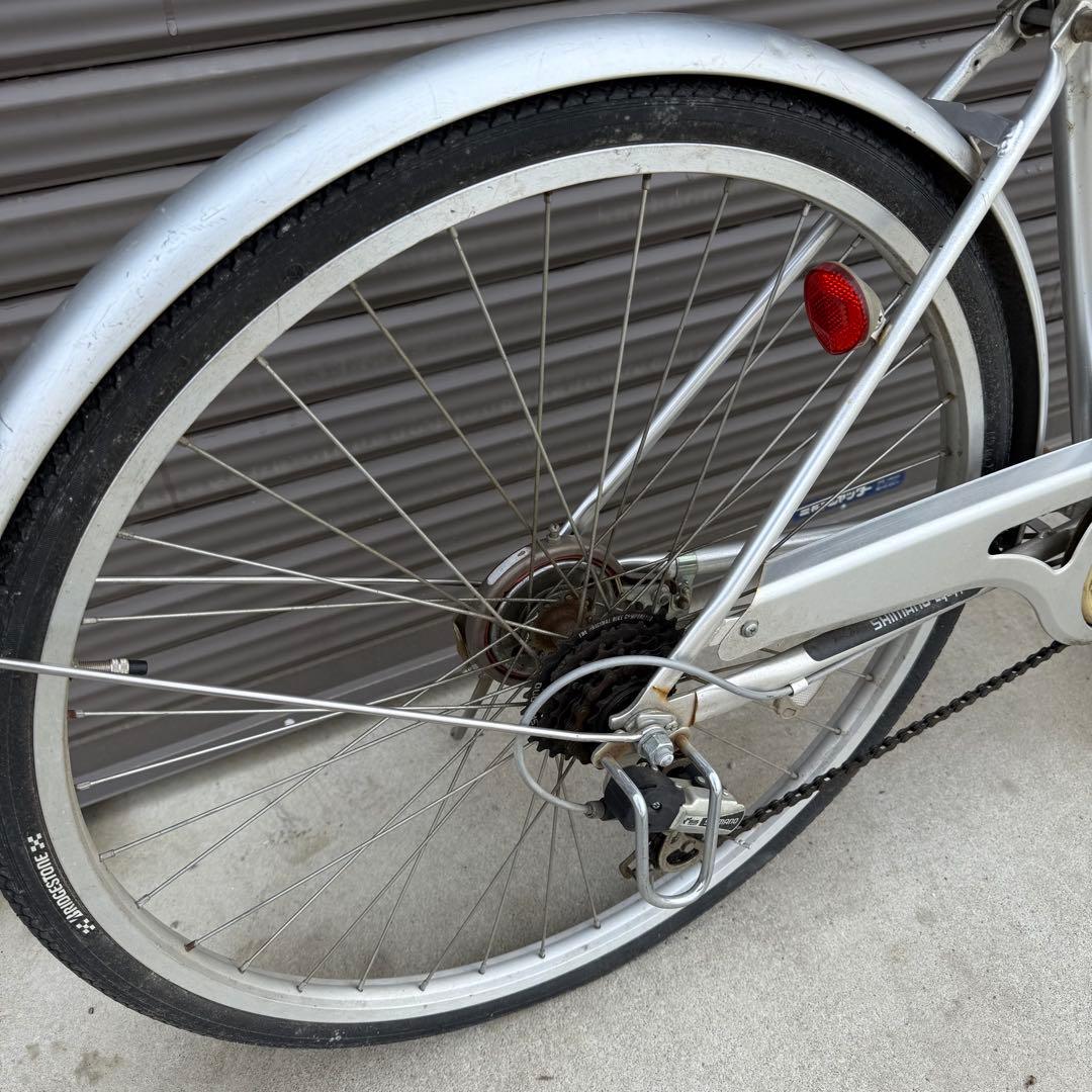 【yuichi前橋市内引渡し】ママチャリ 26インチ自転車 6段変速/