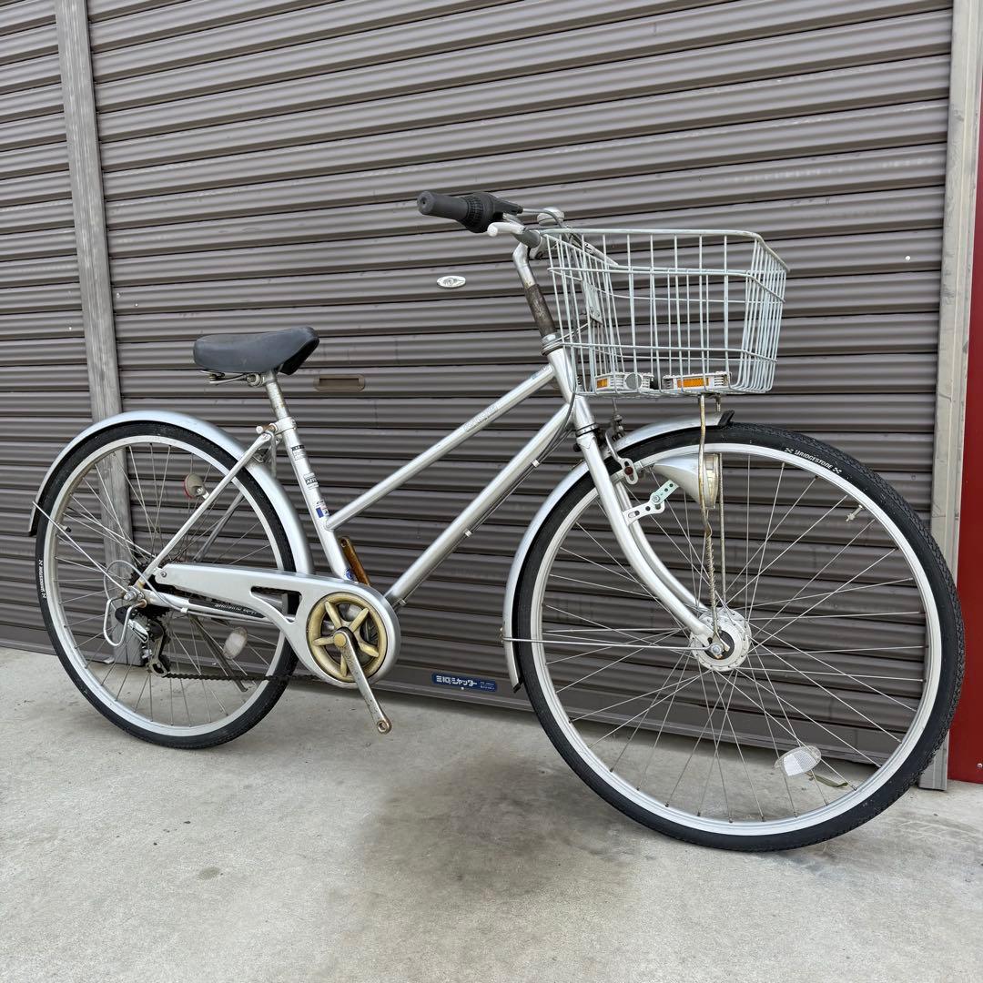 【yuichi前橋市内引渡し】ママチャリ 26インチ自転車 6段変速/