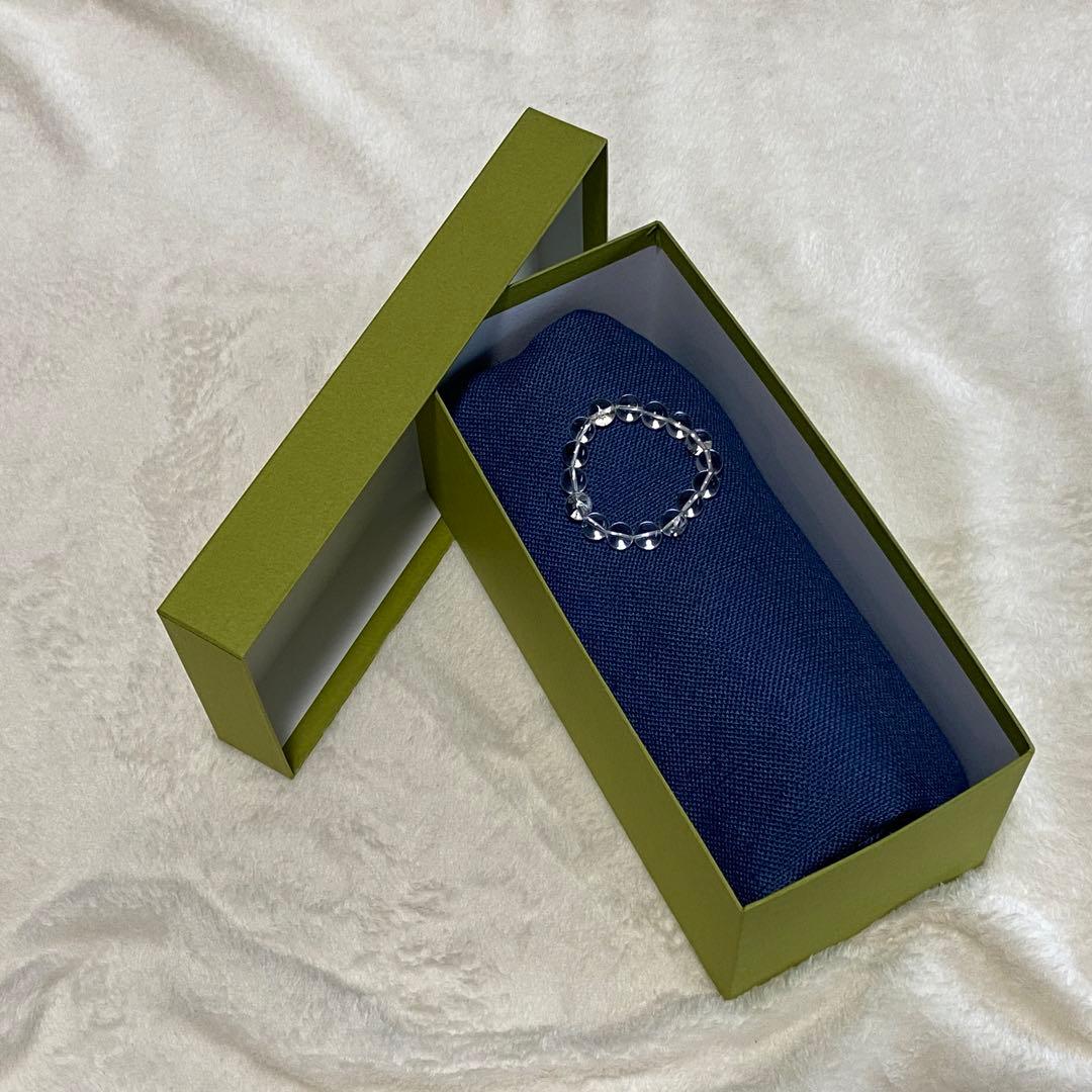 強い波動のソマチ砂と祈祷済水晶をブレンドしたパラワンサンド砂枕　(藍色)