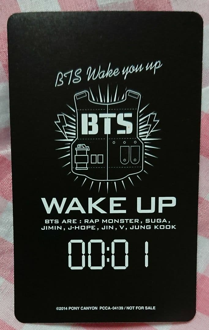 BTS 防弾少年団 WAKE UP ジミン トレカ　公式★