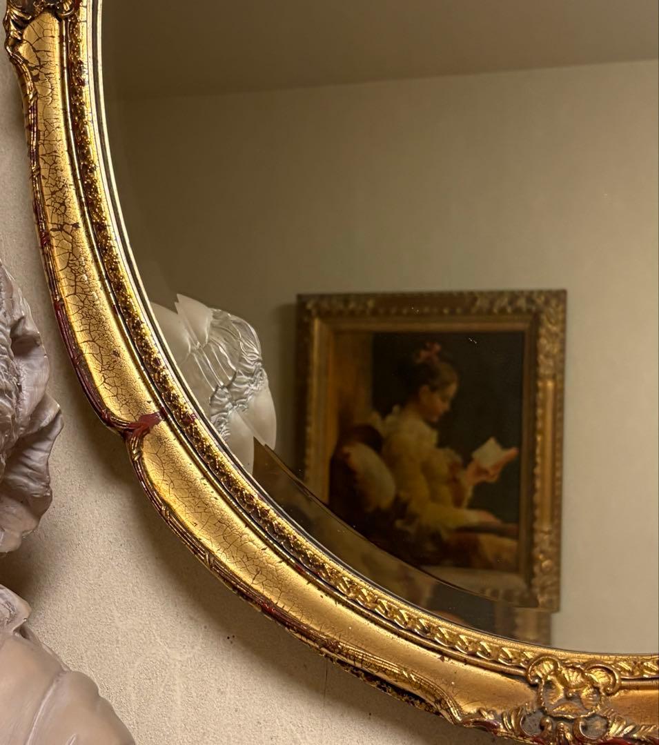 専用ページ❤️アンティークミラー　オーバル