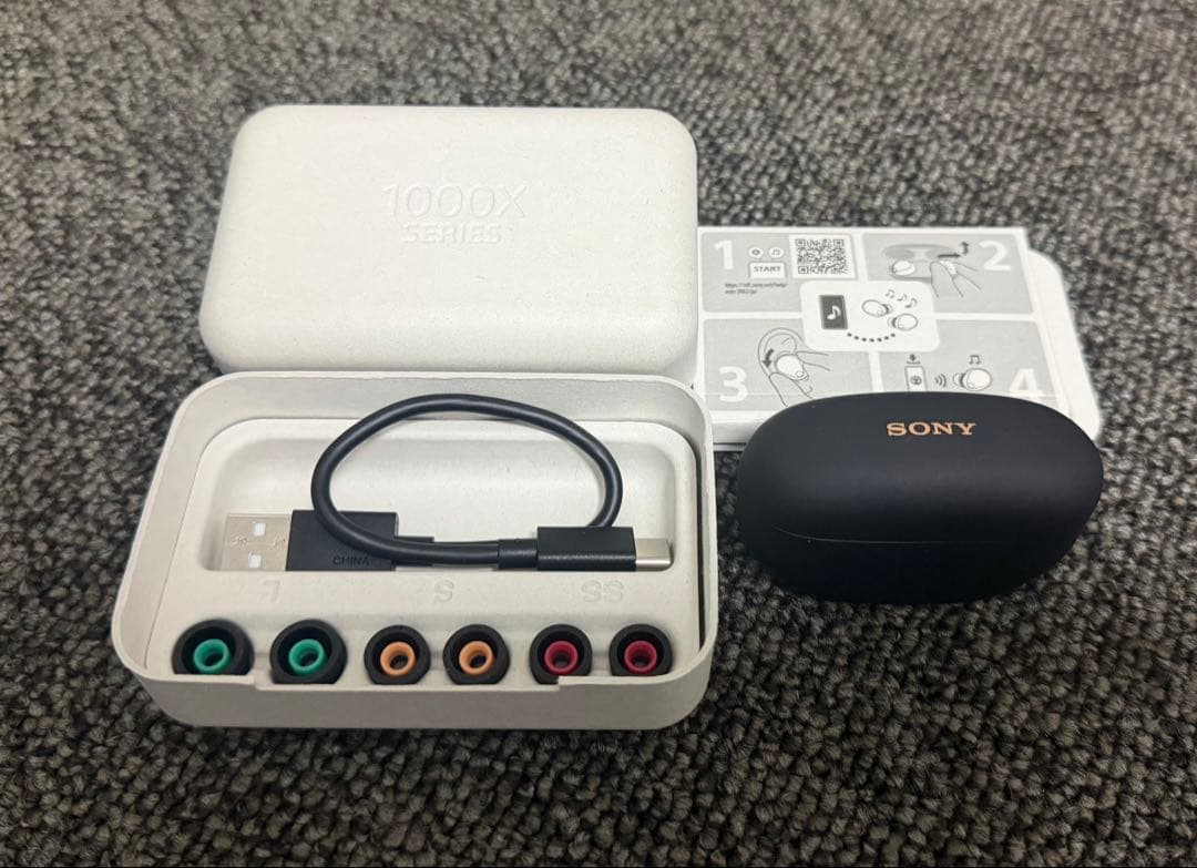 SONYノイズキャンセリング ワイヤレス イヤホン WF-1000XM5-B