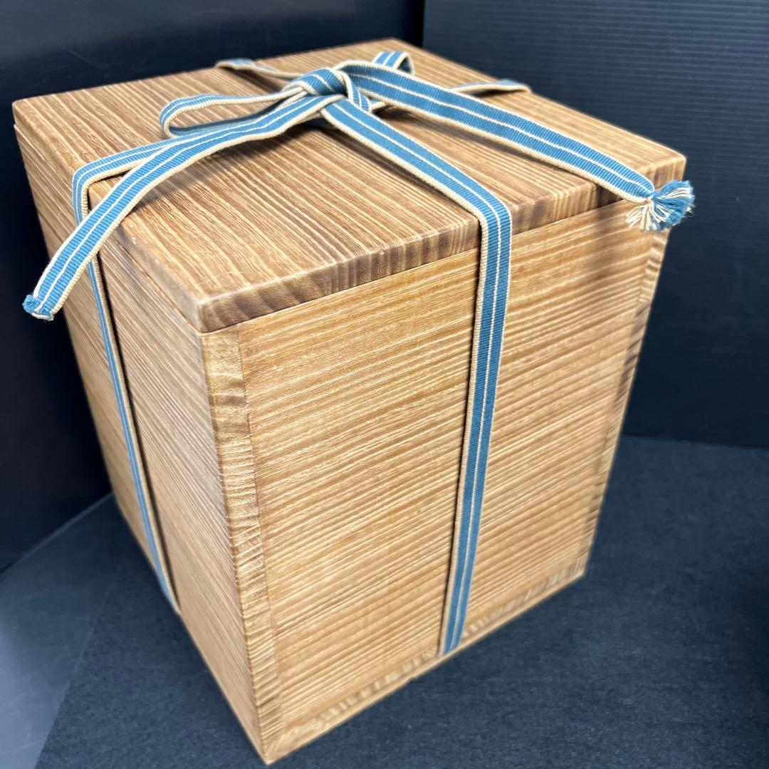 古代中国　古銅蓋物　木箱付　1740g/高さ約19.5㎝ 東Y7-1229☆2F