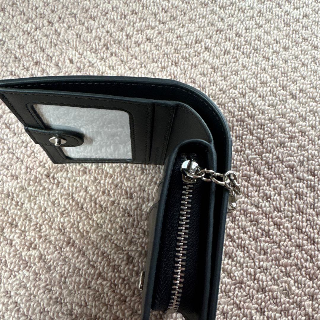 COACH 　二つ折り財布　ｃチャーム　スヌーピー